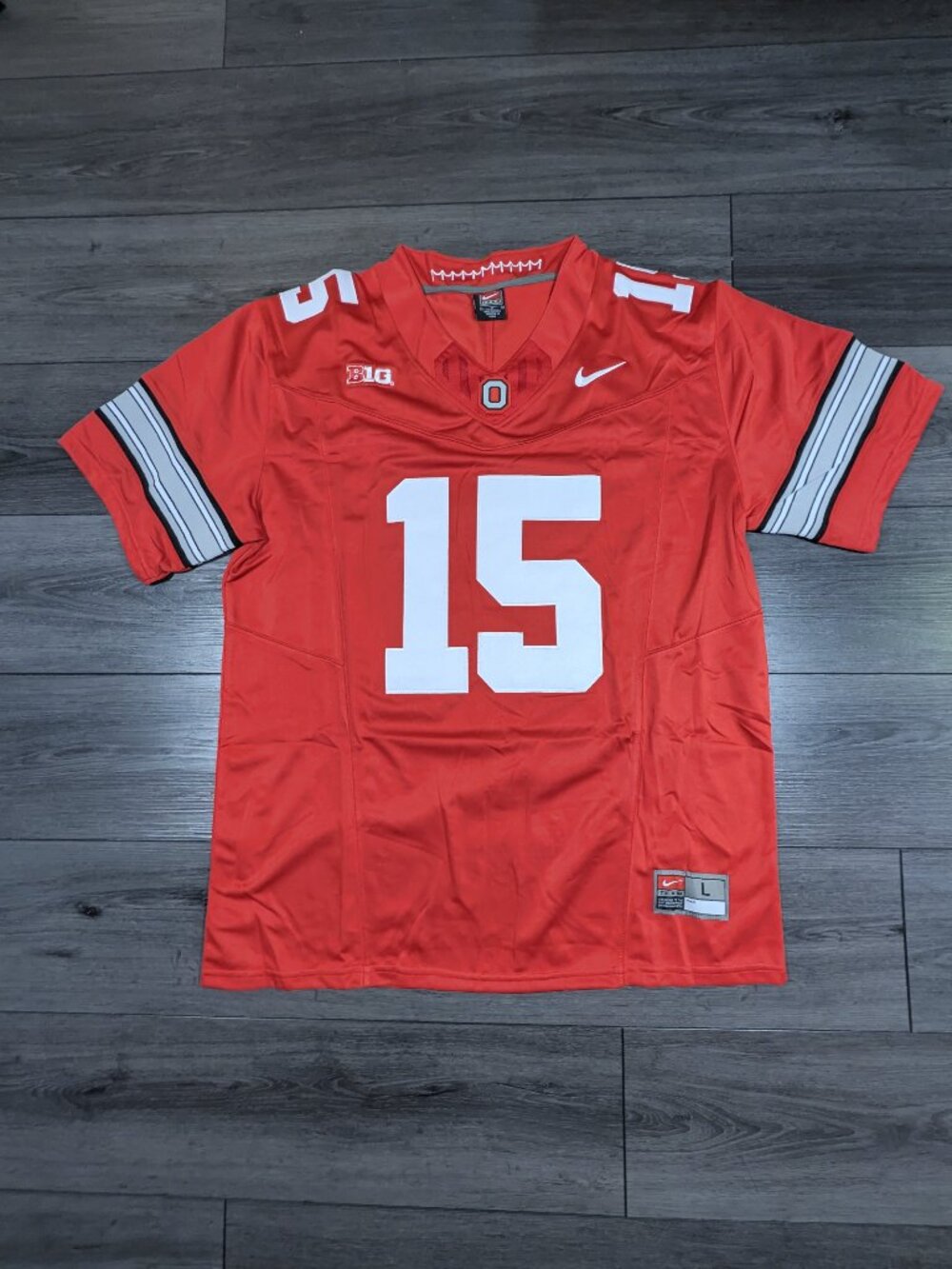 Chris Henry Jr. #15 Buckeye Stripe 2026 OSU Ohio State Football Jersey Men's